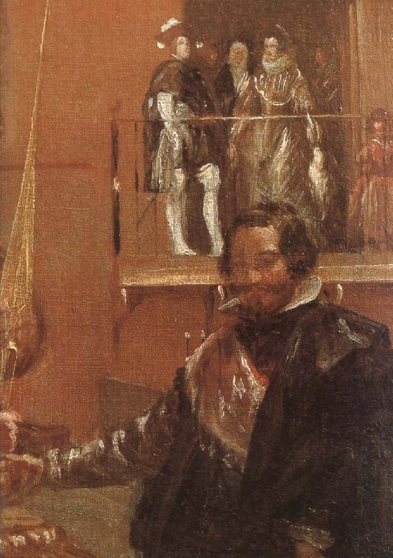 VELAZQUEZ, Diego Rodriguez de Silva y Detail of  Prince oil painting image